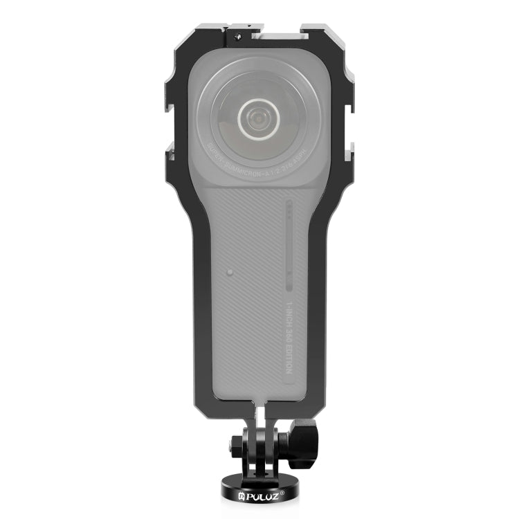 PULUZ Protective Cage Rig Housing Frame with Cold Shoe for Insta360 ONE RS 1-Inch 360 Edition, Protective Cage Protective Cage