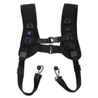 PULUZ Quick Release Double Shoulder Harness Soft Pad Decompression Foam Strap Belt for DSLR Digital Cameras, Double Shoulder