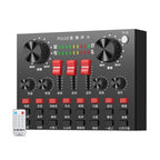 Live Broadcasting Sound Card Bluetooth Karaoke Singing Recording Sound Mixer for Mobile Phone / Computer / Laptop / Tablet PC, Chinese Version, Chinese Version – Bluetooth, TPU