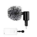 PULUZ 8PIN Jack Mobile Phone Omnidirectional Condenser Adjustable Microphone, 8 Pin Phone Microphone 8 Pin Phone Microphone
