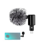 PULUZ USB-C / Type-C Jack Mobile Phone Omnidirectional Condenser Adjustable Microphone, Not for Samsung Series Phones, Type-C Phone Microphone Type-C Phone Microphone