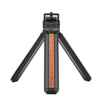 Inlaid Wood Desktop Vlogging Live Tripod Holder with Tripod Head, Inlaid Wood Tripod with Tripod Head – Aluminum Alloy