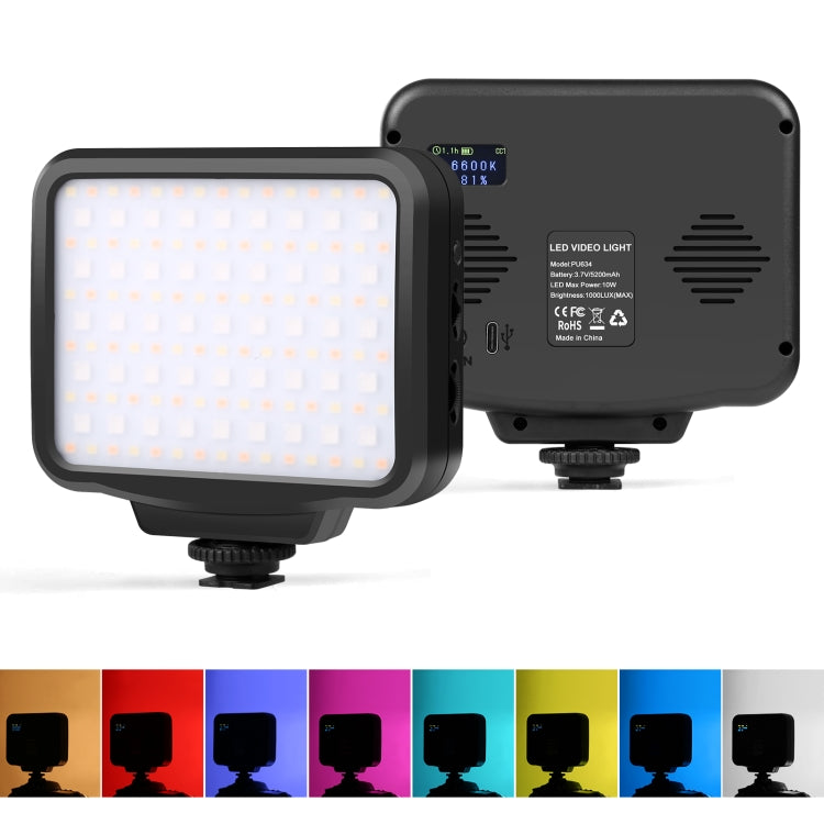 Pocket 2500-9900K+RGB Full Color Beauty Fill Light Handheld On-Camera Photography LED Light, 135 LED – Durable Build, Easy to Use 135 LED