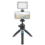 PULUZ Mini VLOG Live Stabilizer Stand Tripod with Phone Clamp for Smartphones, Mini VLOG Live Stabilizer(Blue), Mini VLOG Live Stabilizer(Red) Mini VLOG Live Stabilizer(Blue) Blue