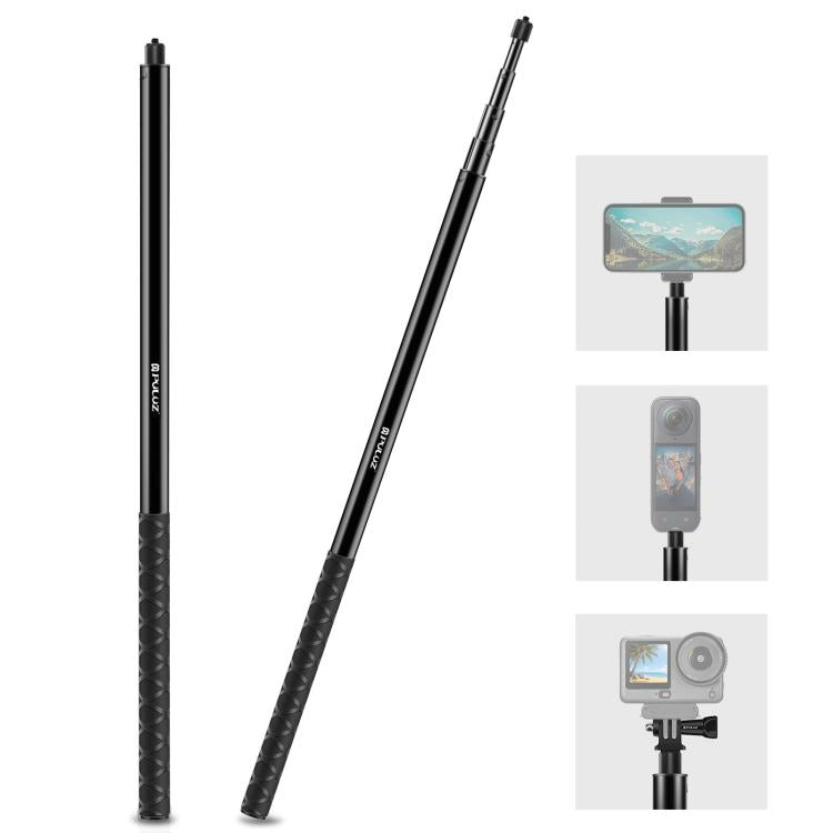 PULUZ 3m Metal Selfie Stick Monopod for Insta360 One RS / X2 / X3, 3m Monopod 3m Monopod