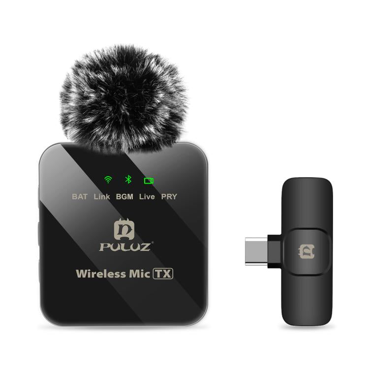 Wireless Lavalier Microphone for Type-C Phone, Type-C Receiver, Type-C 1 TX + 1 RX – Bluetooth