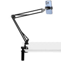Live Broadcast Desktop Articulating Arm Holderwith Phone Clamp, Phone Clamp Phone Clamp