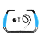 PULUZ Dual Silicone Handles Aluminium Alloy Underwater Diving Rig for GoPro, Other Action Cameras and Smartphones, For Action Cameras and Smartphones