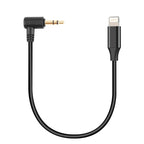 PULUZ 3.5mm TRS Male to 8 Pin Male Live Microphone Audio Adapter Cable for PU3153 / PU3154, 3.5mm to 8 Pin 3.5mm to 8 Pin