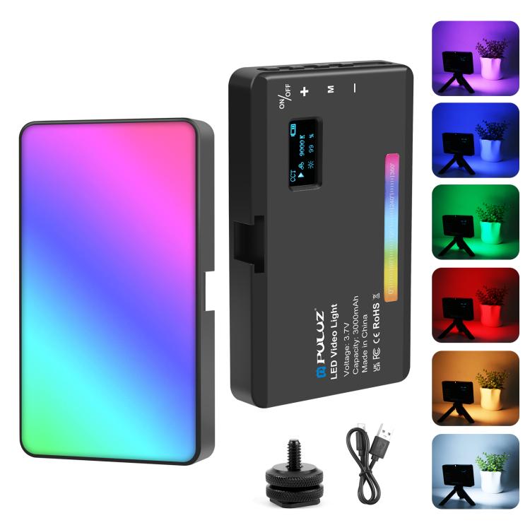 PULUZ Pocket 140 LEDs RGB Full Color Beauty Fill Light Handheld Photography LED Light, 140 LED 140 LED