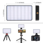 PULUZ Pocket 140 LEDs RGB Full Color Beauty Fill Light Handheld Photography LED Light, 140 LED