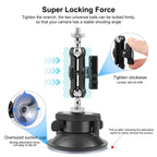 Upgraded 1/4 inch Magic Arm Suction Cup Mount, Upgraded 1/4 inch Suction Cup Mount – Aluminum Alloy
