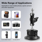 Upgraded 1/4 inch Magic Arm Suction Cup Mount, Upgraded 1/4 inch Suction Cup Mount – Aluminum Alloy