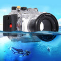 PULUZ 40m Underwater Depth Diving Case Waterproof Camera Housing for Sony RX100 III, For RX100 III For RX100 III