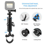 PULUZ Motorcycle Handlebar Fixed Mount U-Bolt Base Holder for GoPro and Other Action Cameras, Handlebar Mount