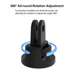 PULUZ 1/4 inch Screw Adjustable ABS Action Camera Tripod Adapter, ABS Camera Adapter