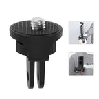 PULUZ 1/4 inch Screw Adjustable ABS Action Camera Tripod Adapter, ABS Camera Adapter ABS Camera Adapter