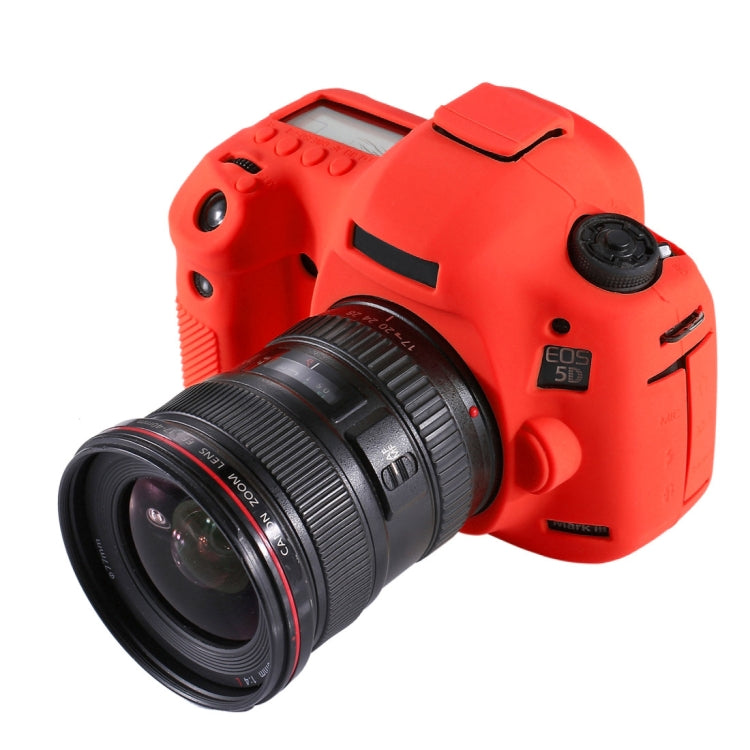 Soft Silicone Protective Case for Canon EOS 5D Mark III / 5D3 – Durable Build, Easy to Use, For Canon 5D Mark III, For Canon 5D3 For Canon 5D3 Red