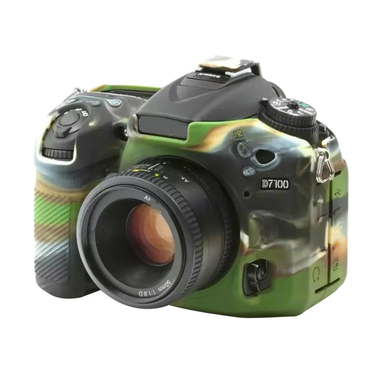 PULUZ Soft Silicone Protective Case for Nikon D7200 /D7100, For Nikon D7200 For Nikon D7200 Camouflage