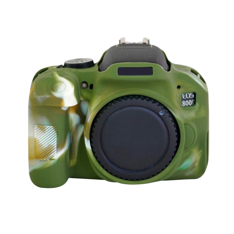 Soft Silicone Protective Case for Canon EOS 800D – Durable Build, Easy to Use, For Canon 800D For Canon 800D Camouflage