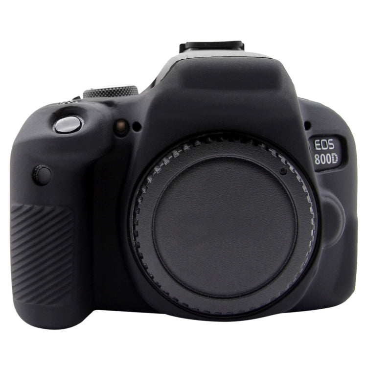 Soft Silicone Protective Case for Canon EOS 800D – Durable Build, Easy to Use, For Canon 800D For Canon 800D Black