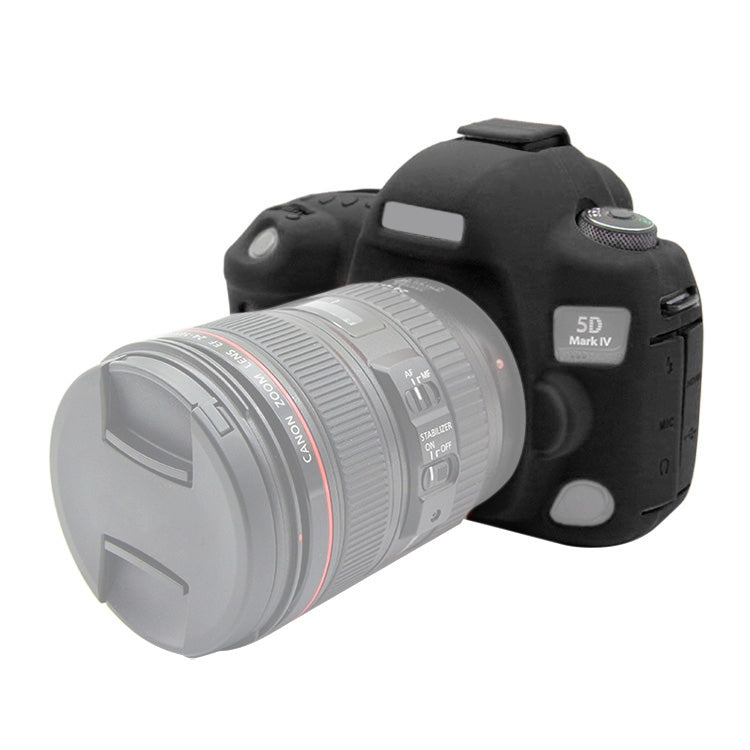 Soft Silicone Protective Case for Canon EOS 5D Mark IV – Durable Build, Easy to Use, For Canon 5D Mark IV, For Canon 5D4 For Canon 5D4 Black