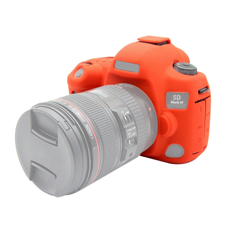 Soft Silicone Protective Case for Canon EOS 5D Mark IV – Durable Build, Easy to Use, For Canon 5D Mark IV, For Canon 5D4 For Canon 5D4 Red