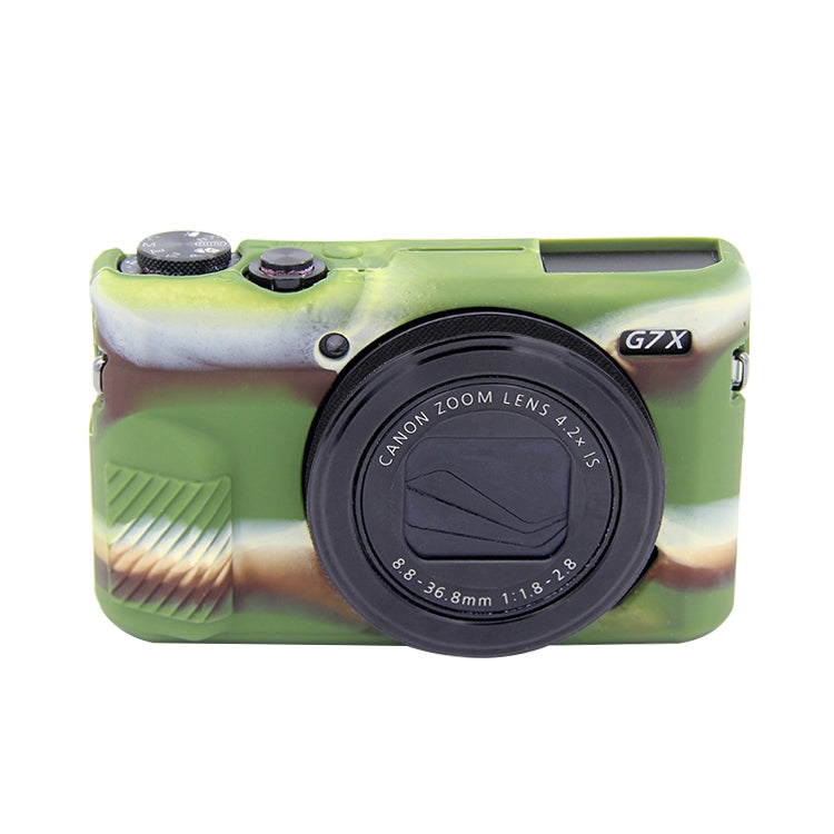 Soft Silicone Protective Case for Canon EOS G7 X Mark II – Durable Build, Easy to Use, For Canon G7XII, For Canon G7X2 For Canon G7XII Camouflage