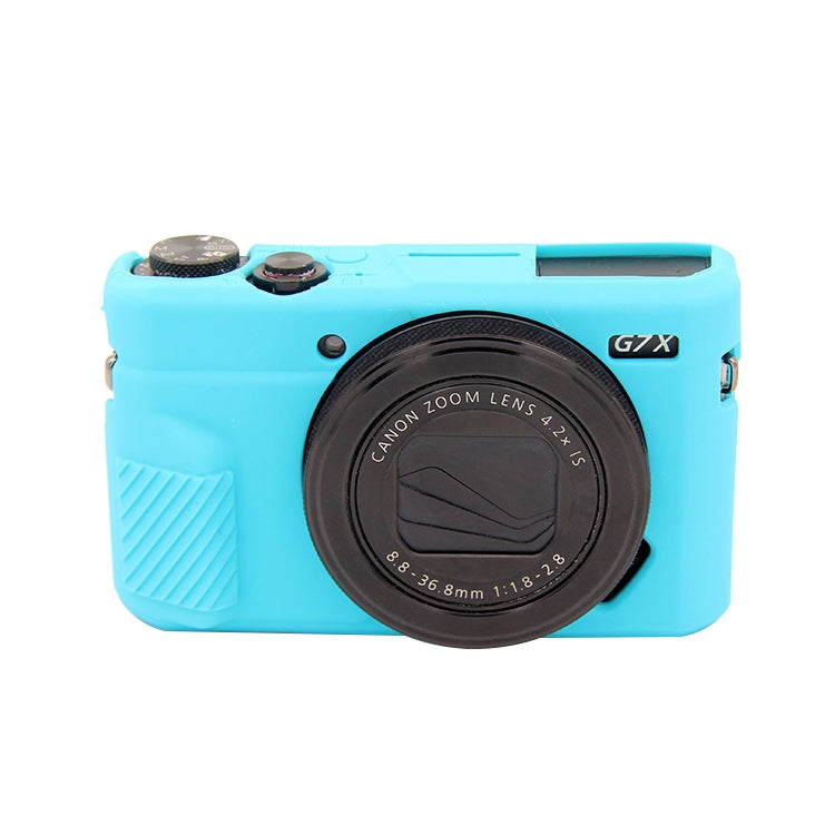 Soft Silicone Protective Case for Canon EOS G7 X Mark II – Durable Build, Easy to Use, For Canon G7XII, For Canon G7X2 For Canon G7X2 Blue