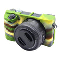 PULUZ Soft Silicone Protective Case for Sony ILCE-6300 / A6400, For Sony A6300 For Sony A6300 Camouflage