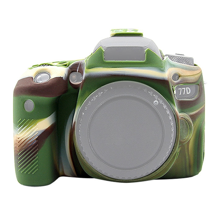 Soft Silicone Protective Case for Canon EOS 77D – Durable Build, Easy to Use, For Canon 77D For Canon 77D Camouflage