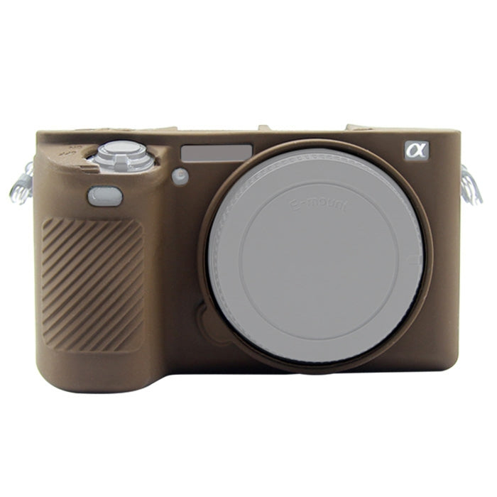 Soft Silicone Protective Case for Sony ILCE-6500 – Durable Build, Easy to Use, For Sony ILCE-6500, For Sony A6500 For Sony A6500 Coffee