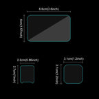 For Insta360 Ace Pro 2 PULUZ 3 in 1 Rear & Front Screen and Lens Tempered Glass Film, For Insta360 Ace Pro 2
