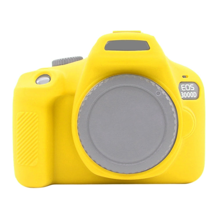 Soft Silicone Protective Case for Canon EOS 3000D / 4000D – Durable Build, Easy to Use, For Canon EOS 3000D, For Canon 3000D For Canon 3000D Yellow