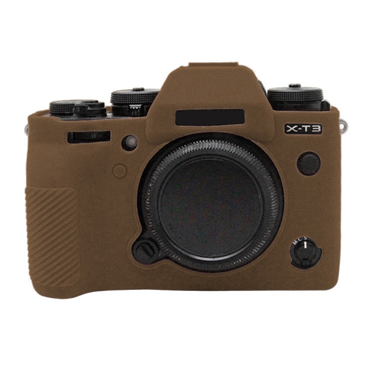Soft Silicone Protective Case for FUJIFILM XT3 – Durable Build, Easy to Use, For FUJI X-T3, For FUJI XT3, For FUJIFILM XT3 For FUJI XT3 Coffee