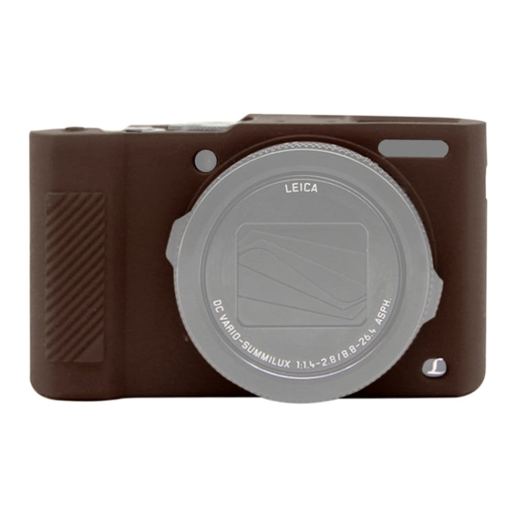 PULUZ Soft Silicone Protective Case for Panasonic Lumix LX10, For Panasonic Lumix LX10 For Panasonic Lumix LX10 Coffee