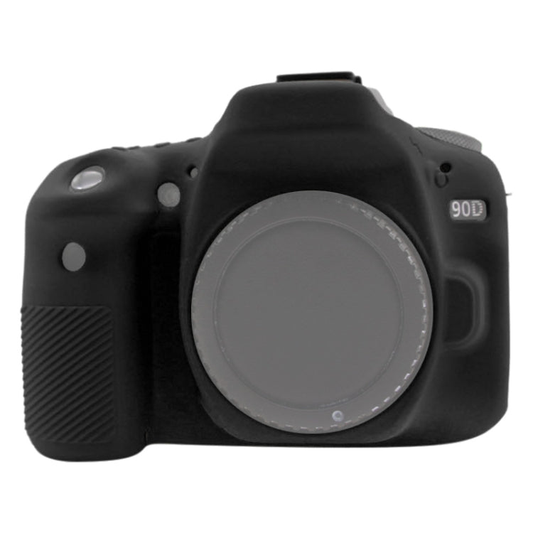 PULUZ Soft Silicone Protective Case for Canon EOS 90D, For Canon EOS 90D For Canon EOS 90D Black
