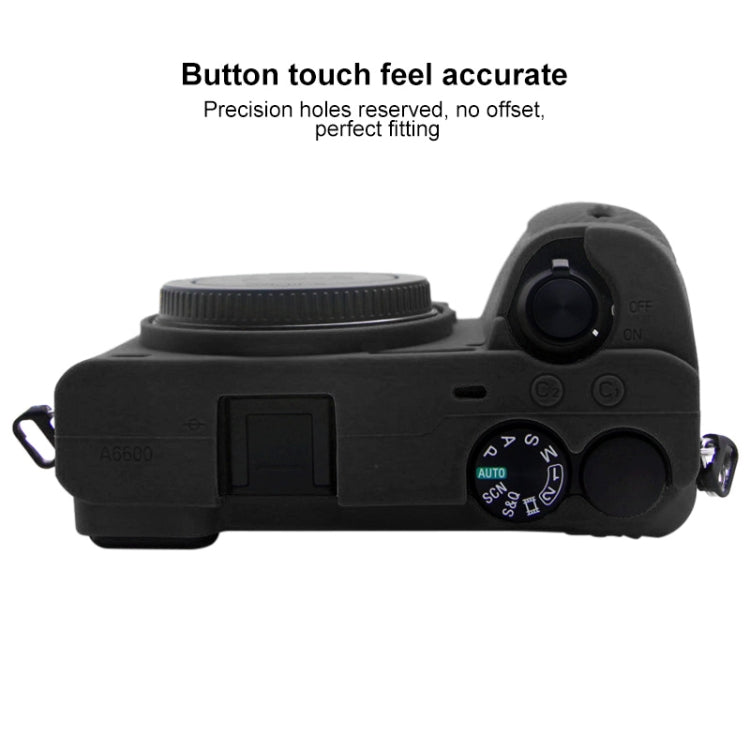 Soft Silicone Protective Case for Sony A6600 / ILCE-6600 – Durable Build, Easy to Use, For Sony A6600