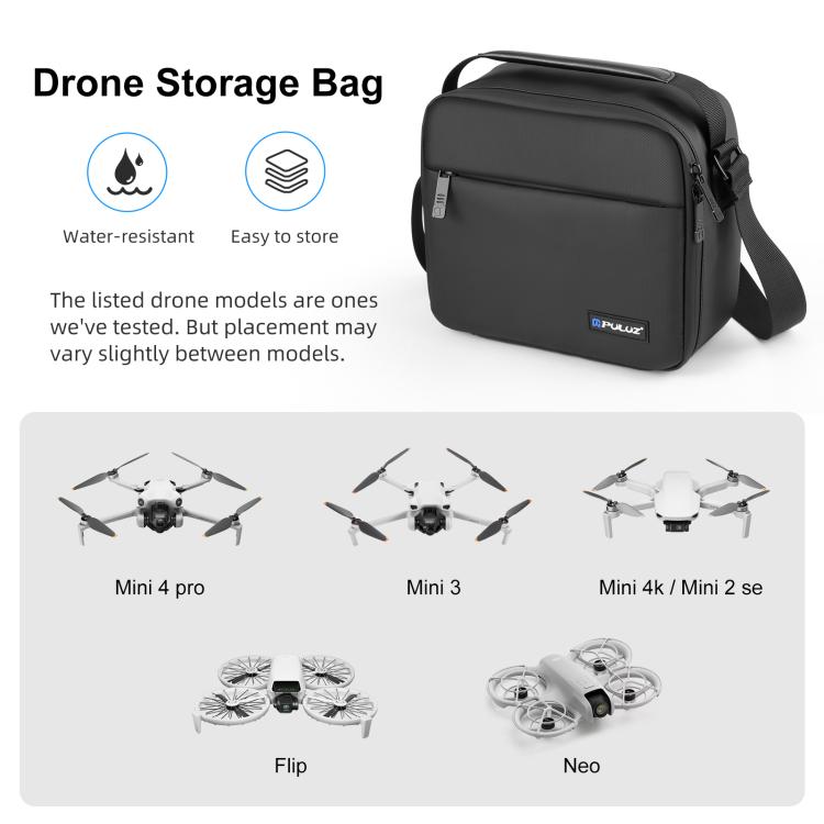 Portable Carry Bag Single Shoulder Storage Bag for DJI Mini Series Drone / DJI Osmo Pocket Series, Shoulder Storage Bag – Leather