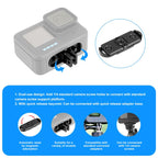 PULUZ Quick Release Magnetic Folding Finger Base Mount for GoPro HERO12 Black /11 Black /11 Black mini /10 Black /9 Black /8 Black / Max, Folding Finger Base Mount