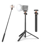PULUZ 1.3m Phone Selfie Stick Tripod Vlog Live Streaming Holder with Phone Clip, 1.4m Phone Tripod 1.4m Phone Tripod