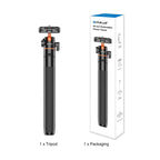 PULUZ 1.3m Phone Selfie Stick Tripod Vlog Live Streaming Holder with Phone Clip, 1.4m Phone Tripod