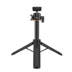 Mini Phone Camera Extension Tripod Stand 360 Degree Ball Head Cold Shoe Selfie Stick, Phone Camera Tripod – Aluminum Alloy