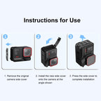 PULUZ ACE / AC Aluminum Alloy Battery Side Interface Cover for Insta360 Ace Pro 2, For Insta360 Ace Pro 2 ACE/AC Port