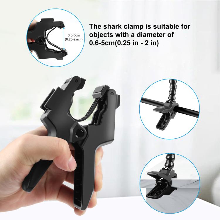 Action Sports Cameras Jaws Flex Clamp Mount with Phone Clamp, Jaws Clamp Mount with Phone Clamp – Durable Build, Easy to Use