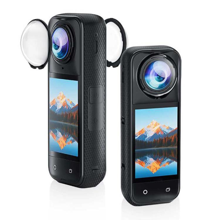For Insta360 X5 Rotating Optical Tempered Glass Lens Guard Protective Cover, Rotating Glass Lens Guard – Waterproof, Tempered Glass
