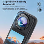 For Insta360 X5 Rotating Optical Tempered Glass Lens Guard Protective Cover, Rotating Glass Lens Guard – Waterproof, Tempered Glass