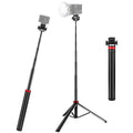 PULUZ 2m 8-section Aluminum Alloy Broadcast Fill Light Bracket Telescopic Tripod Default Title