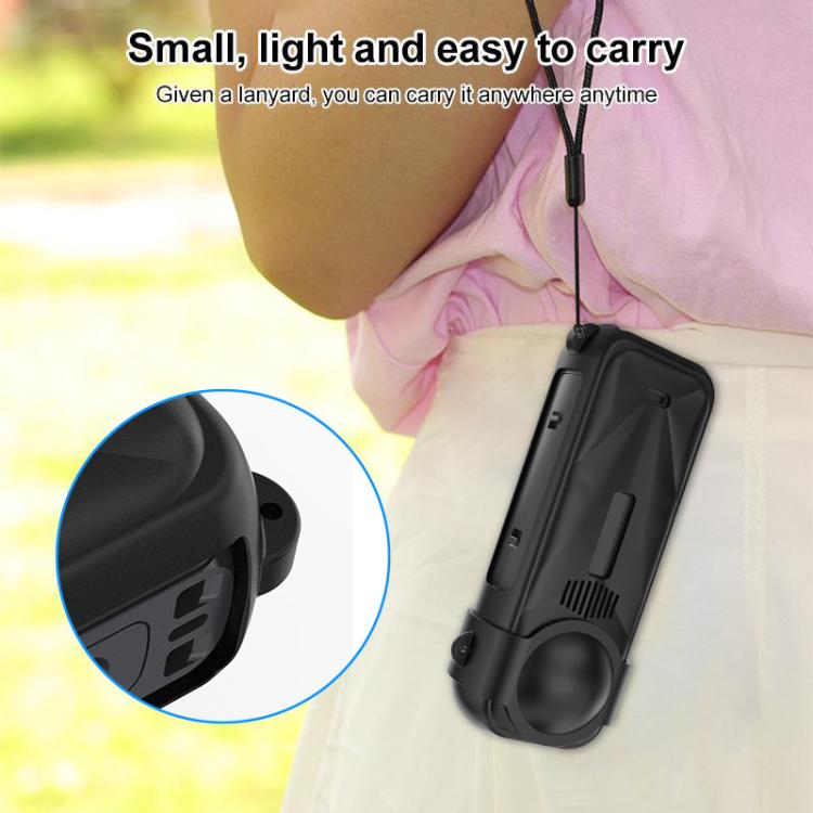 For Insta360 X5 PULUZ Silicone Protective Case with Lens Cover, Silicone Case with Lens Cover (Black)