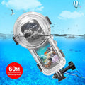 For Insta360 X5 PULUZ 60m Waterproof Sealed Diving Case, Waterproof Diving Case Waterproof Diving Case